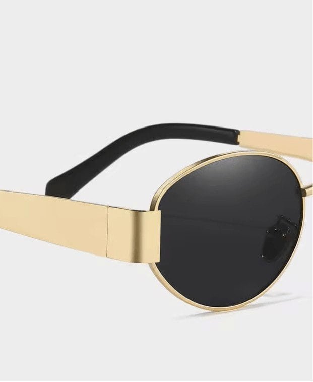 Elite Vision – Goldene Retro-Sonnenbrille - Besellics
