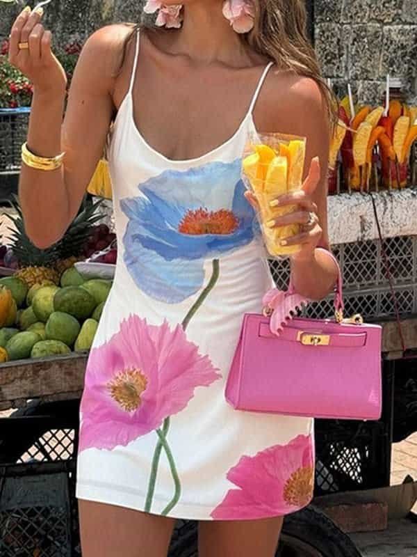 Flora Bloom Slip Dress - Besellics