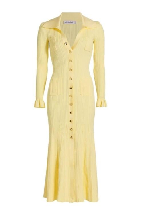 Gelbes Kleid - Stilvolle Eleganz online kaufen