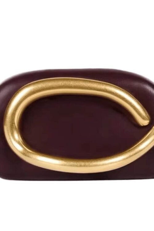 Golden Bag – Stilvolle goldene Handtasche Vorderansicht