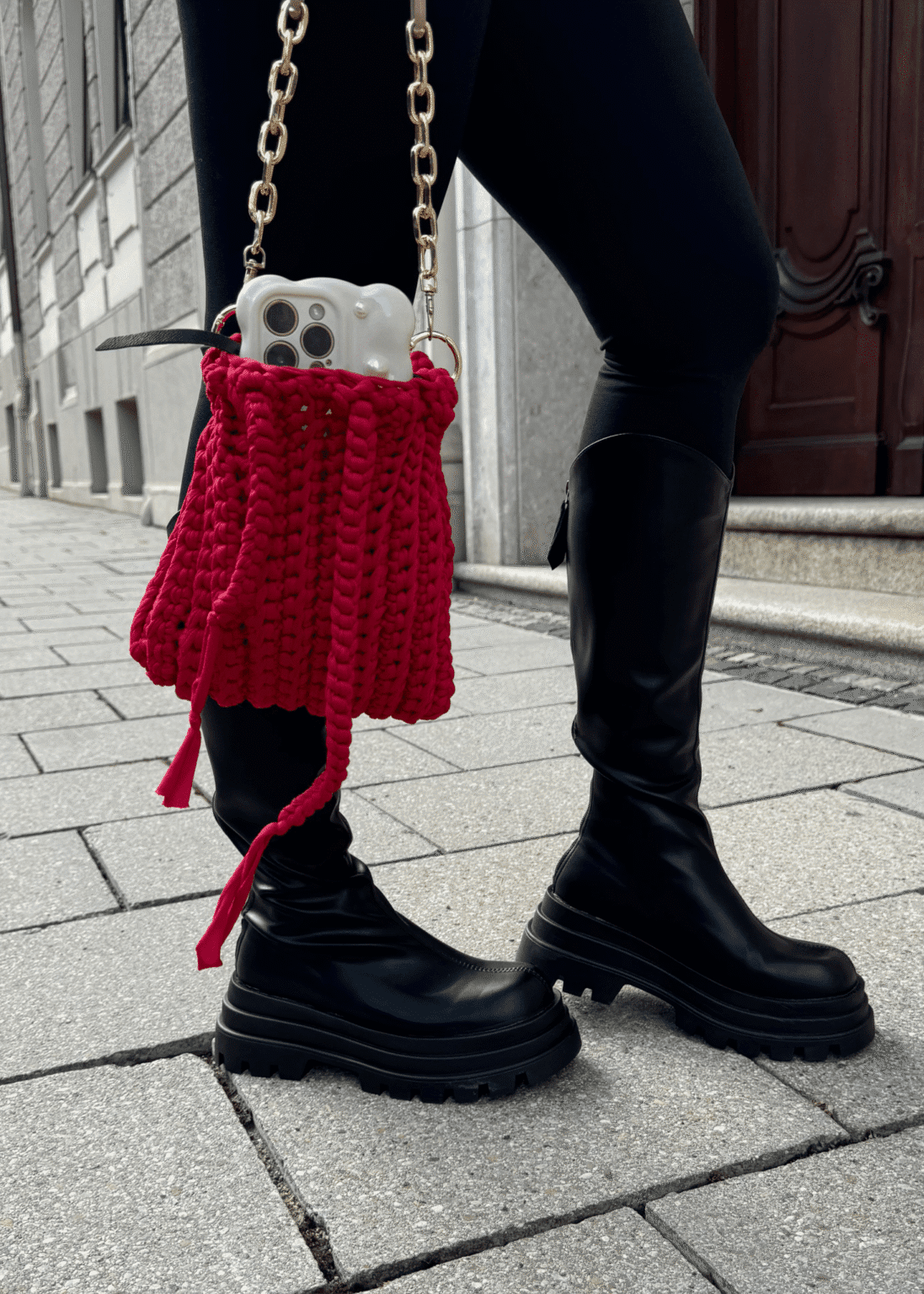 Knee-High Faux Leather Boots - Besellics
