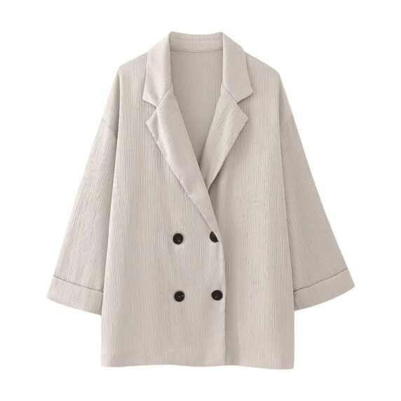 Luxury Lounge 3-Teiler – Blazer & Wide-Leg Hose - Besellics