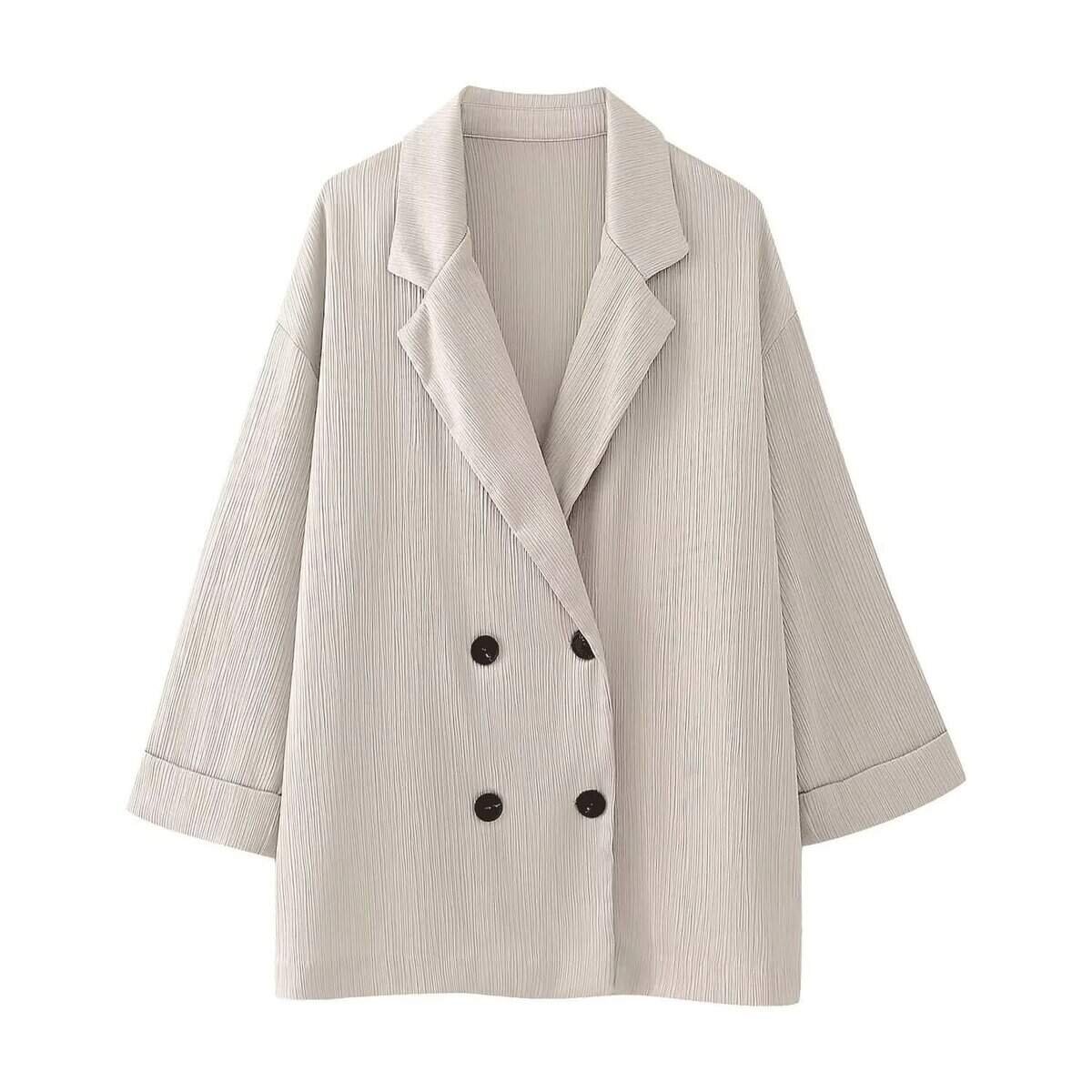 Luxury Lounge 3-Teiler – Blazer & Wide-Leg Hose - Besellics