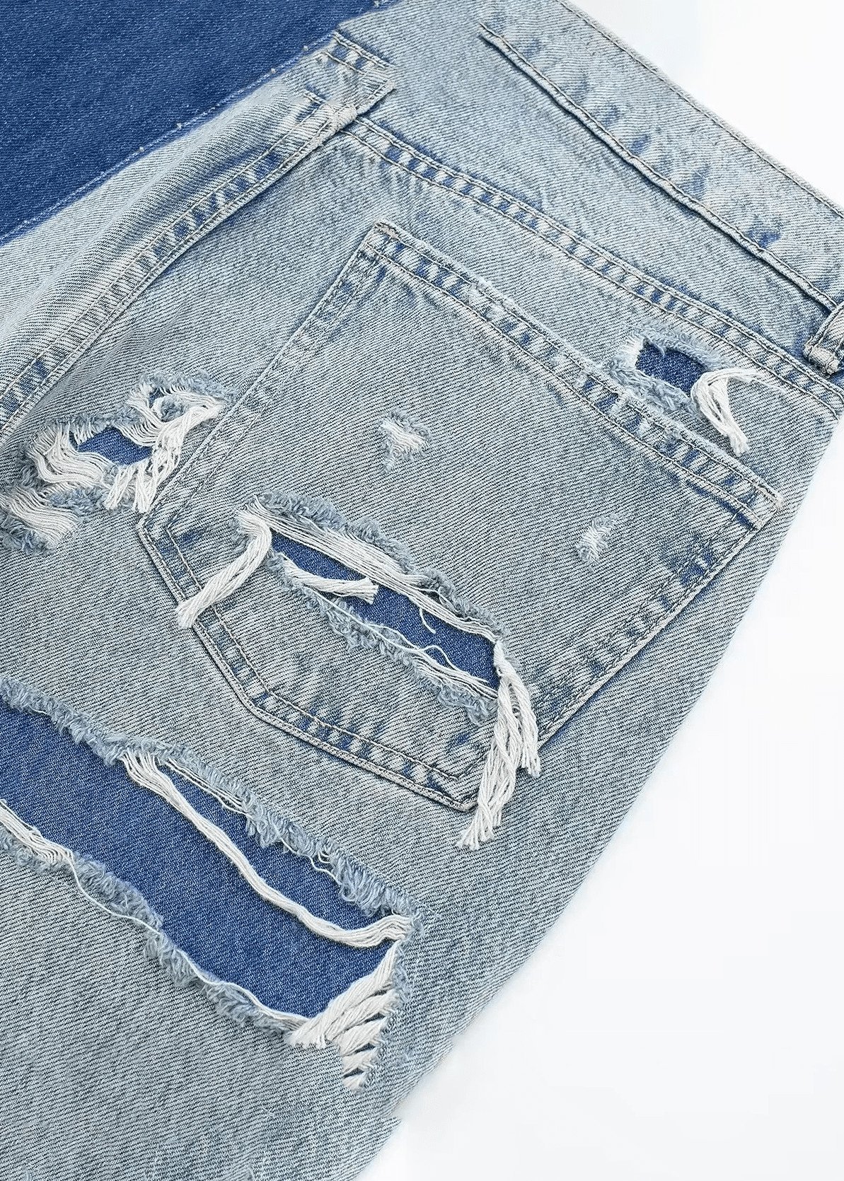 Ripped Retro Denim - Besellics