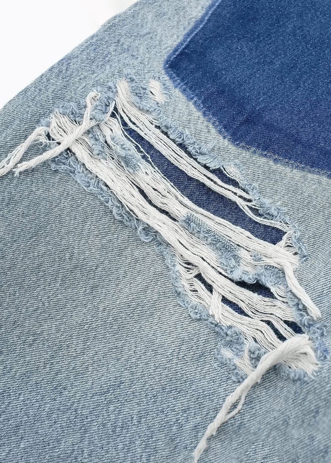 Ripped Retro Denim - Besellics