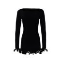 Ruffle Elegance Volantkleid Damen