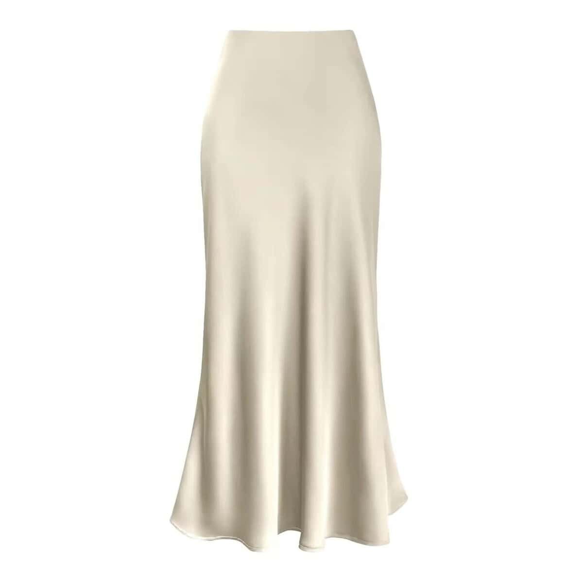 Satin Rock Damen Midilänge