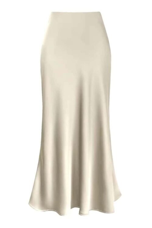 Satin Rock Damen Midilänge