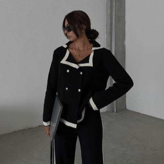 Sophia Contrast Suit - Besellics