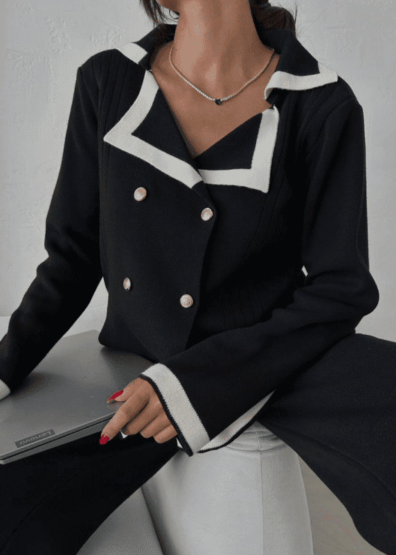 Sophia Contrast Suit - Besellics