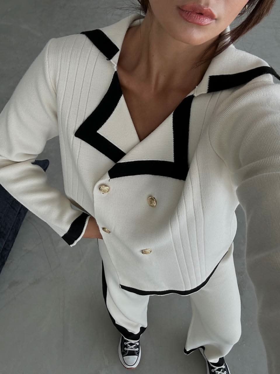 Sophia Contrast Suit - Besellics