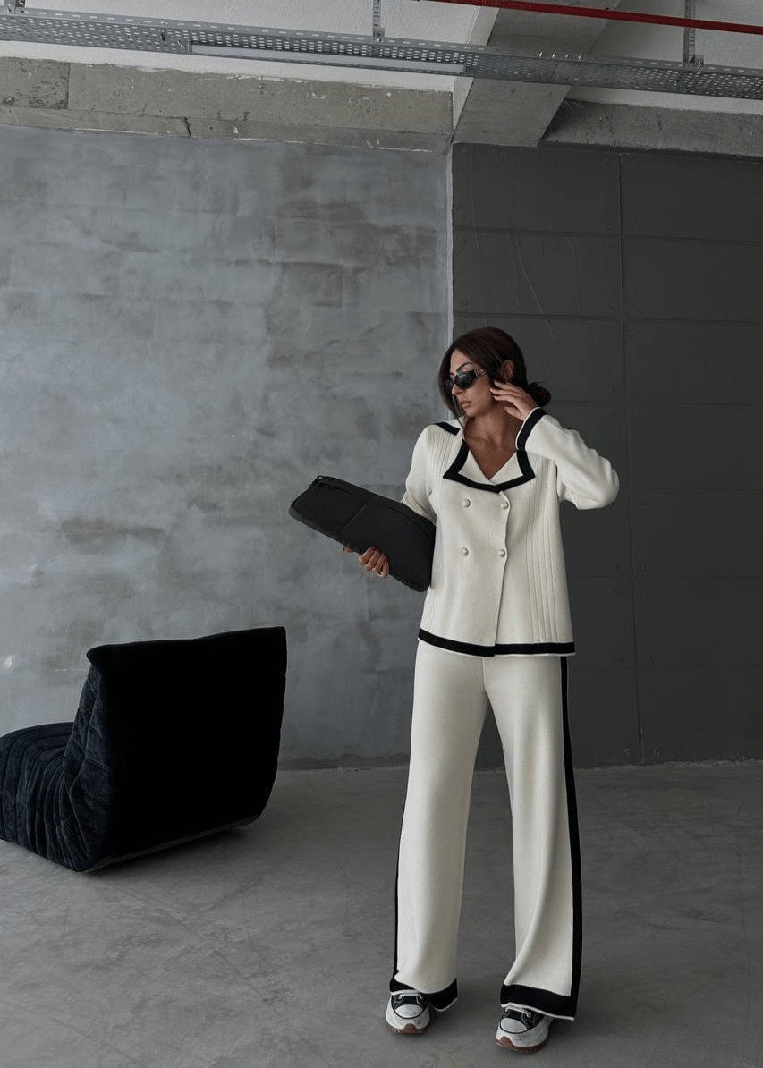 Sophia Contrast Suit - Besellics