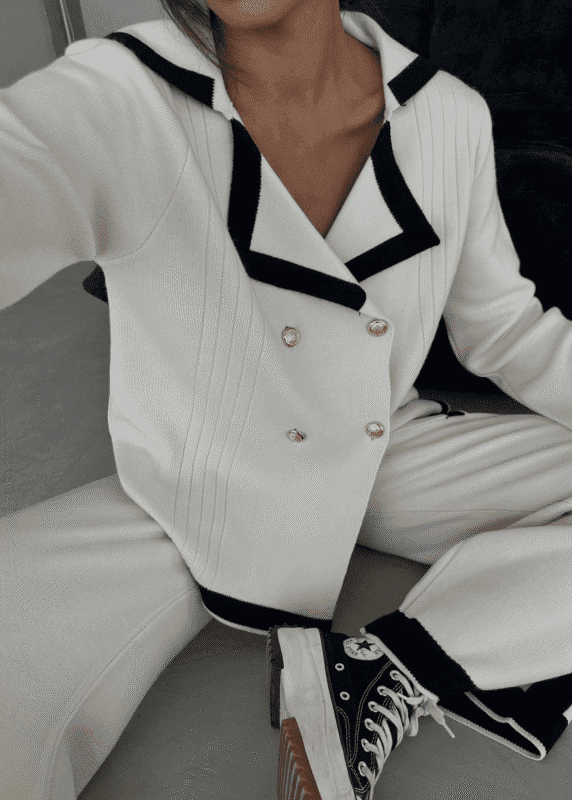Sophia Contrast Suit - Besellics