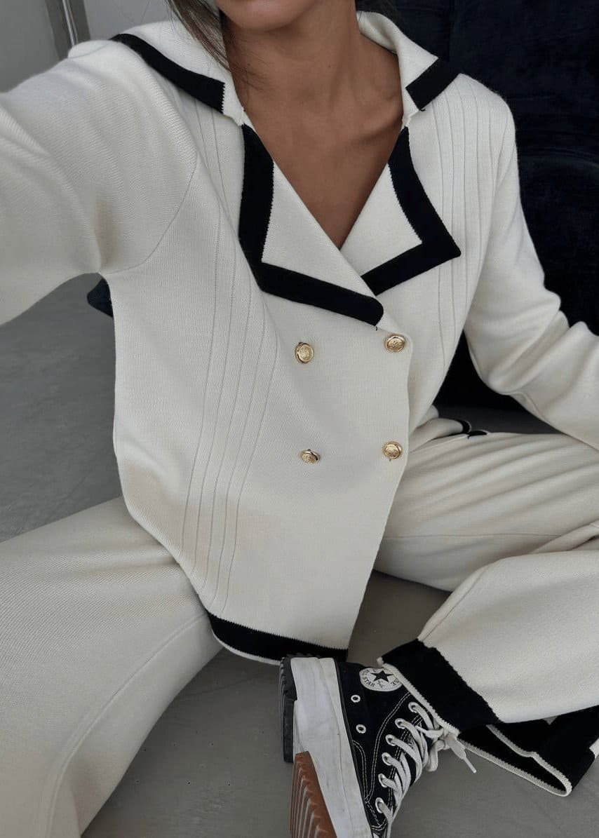 Sophia Contrast Suit - Besellics