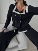 Sophia Contrast Suit - Besellics