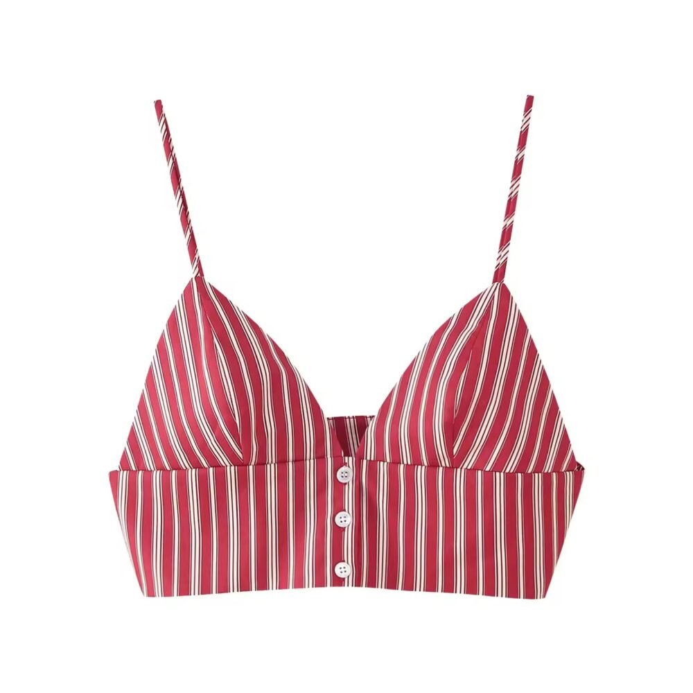 Zweiteiler Damen Rot Weiß – Sommer-Set