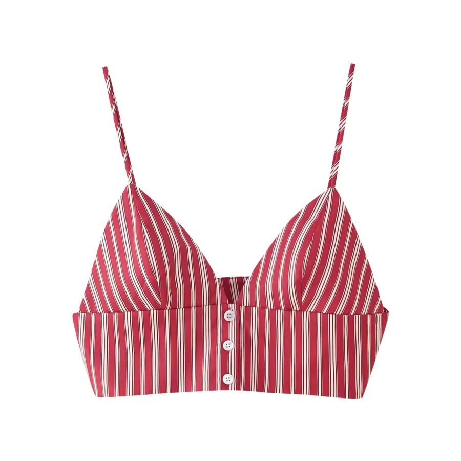 Zweiteiler Damen Rot Weiß – Sommer-Set
