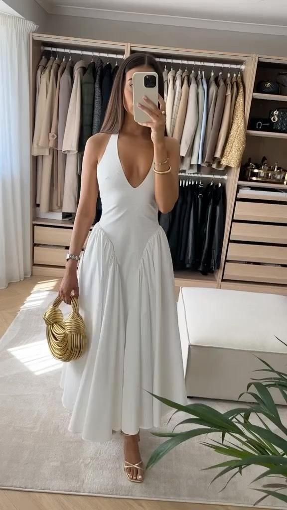 Evelyn Sommerkleid Damen weiß grün blau