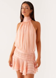 Halterneck Dream Dress – Zeitlose Eleganz mit verspieltem Twist