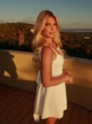 Rückenfreies Sommerkleid mit Schleife Damen