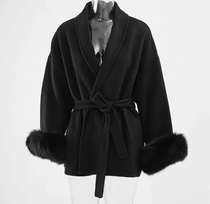 Arctic Grace Wool Coat - Image 3