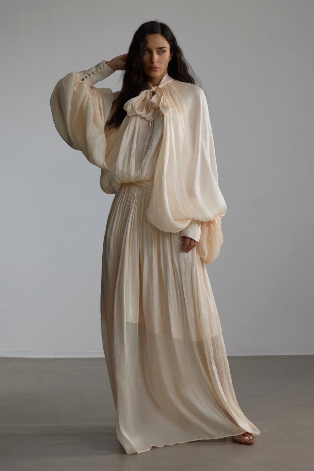 Pearl Whisper Maxi Dress