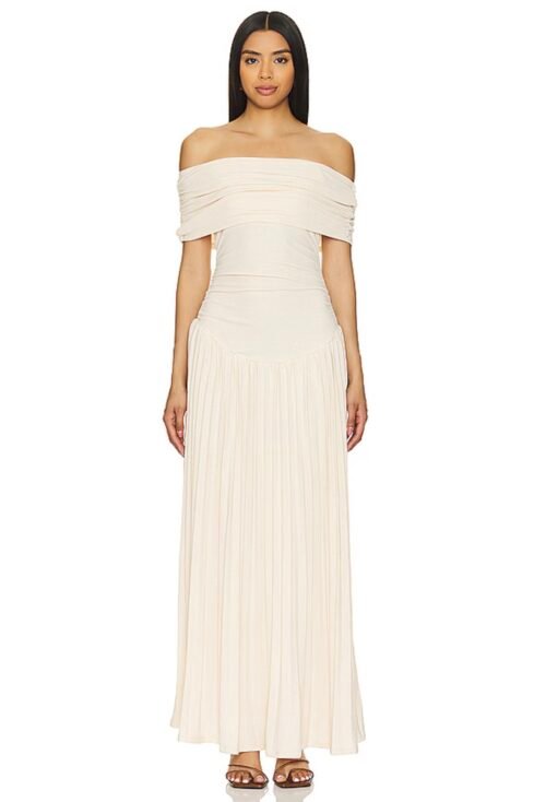 Aurelia Off-Shoulder Maxikleid