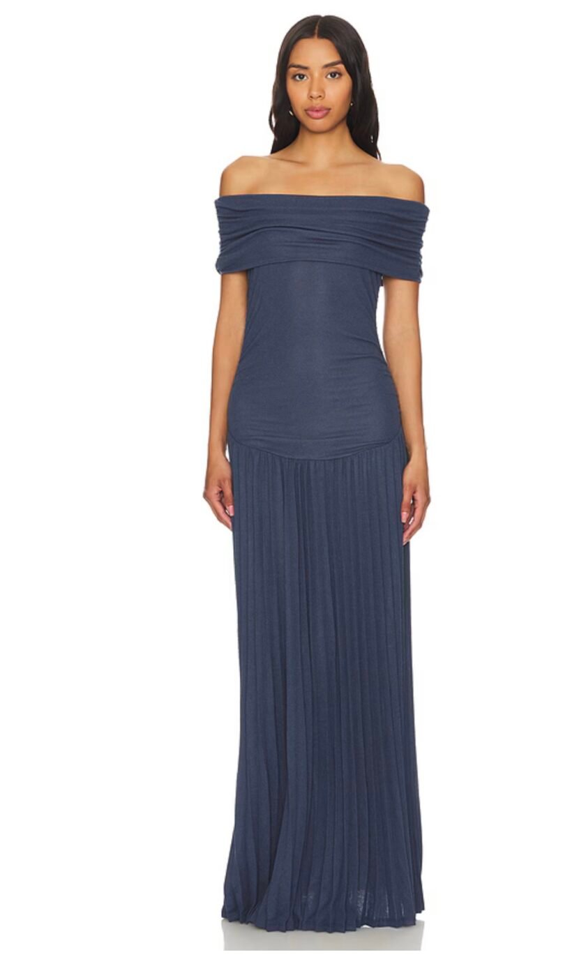 Aurelia Off-Shoulder Maxikleid - Image 4