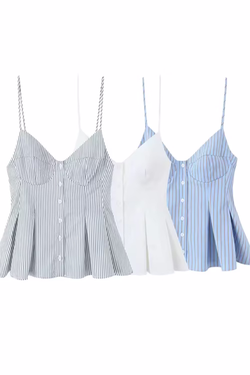 Stilvolles Damen-Top mit Spaghettiträgern – Feminin, modern und vielseitig kombinierbar