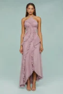 Lunara Ruffle Gown Maxikleid