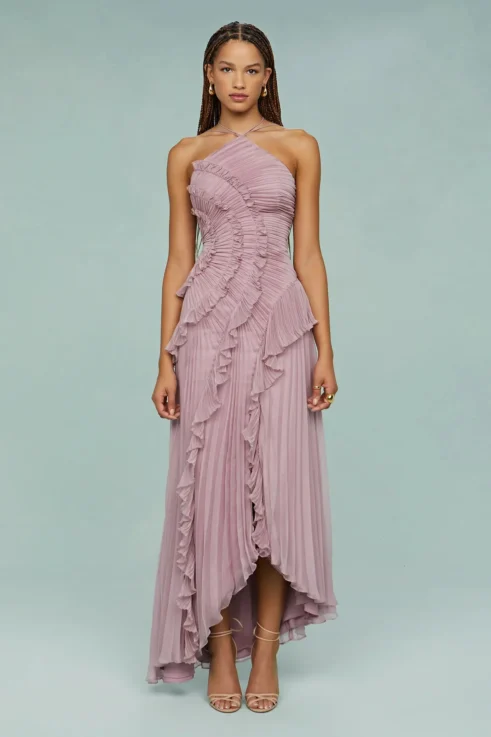 Lunara Ruffle Gown Maxikleid – Bild 2