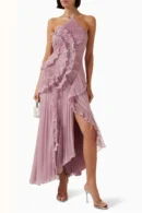 Lunara Ruffle Gown Maxikleid