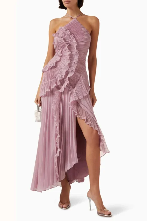 Lunara Ruffle Gown Maxikleid – Bild 3