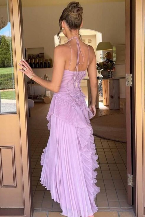 Lunara Ruffle Gown Maxikleid – Bild 7