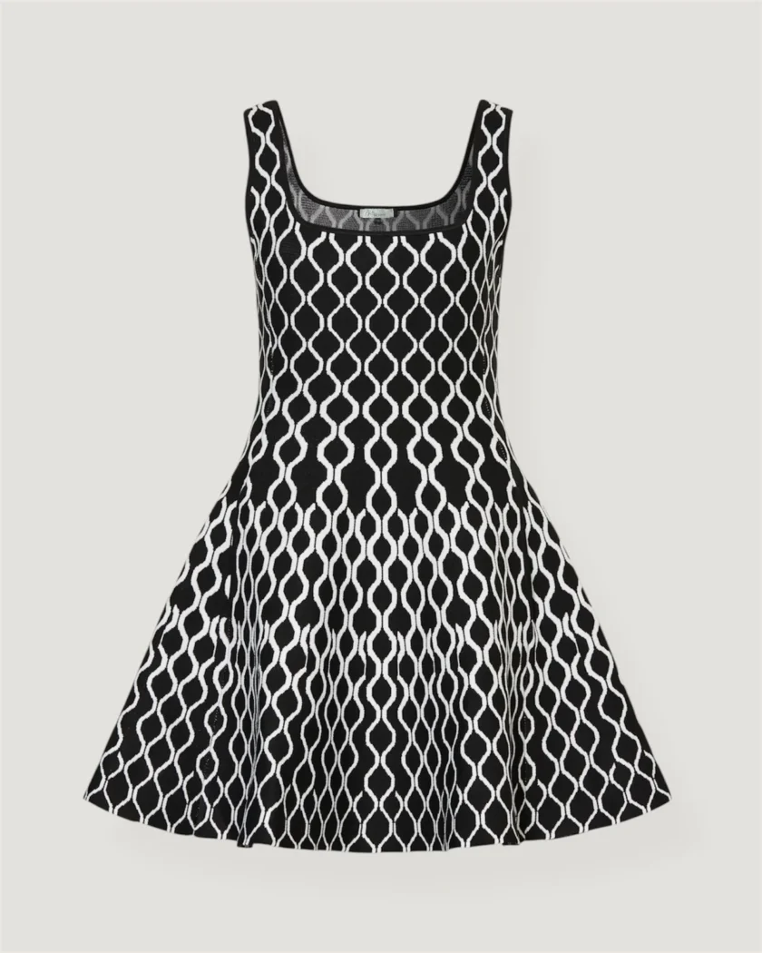 Moderna – Grafik-Kleid in A-Linie