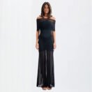 Alessia Off-Shoulder Maxi Kleid – Zeitlose Eleganz mit moderner Raffinesse