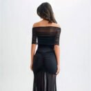 Alessia Off-Shoulder Maxi Kleid – Zeitlose Eleganz mit moderner Raffinesse