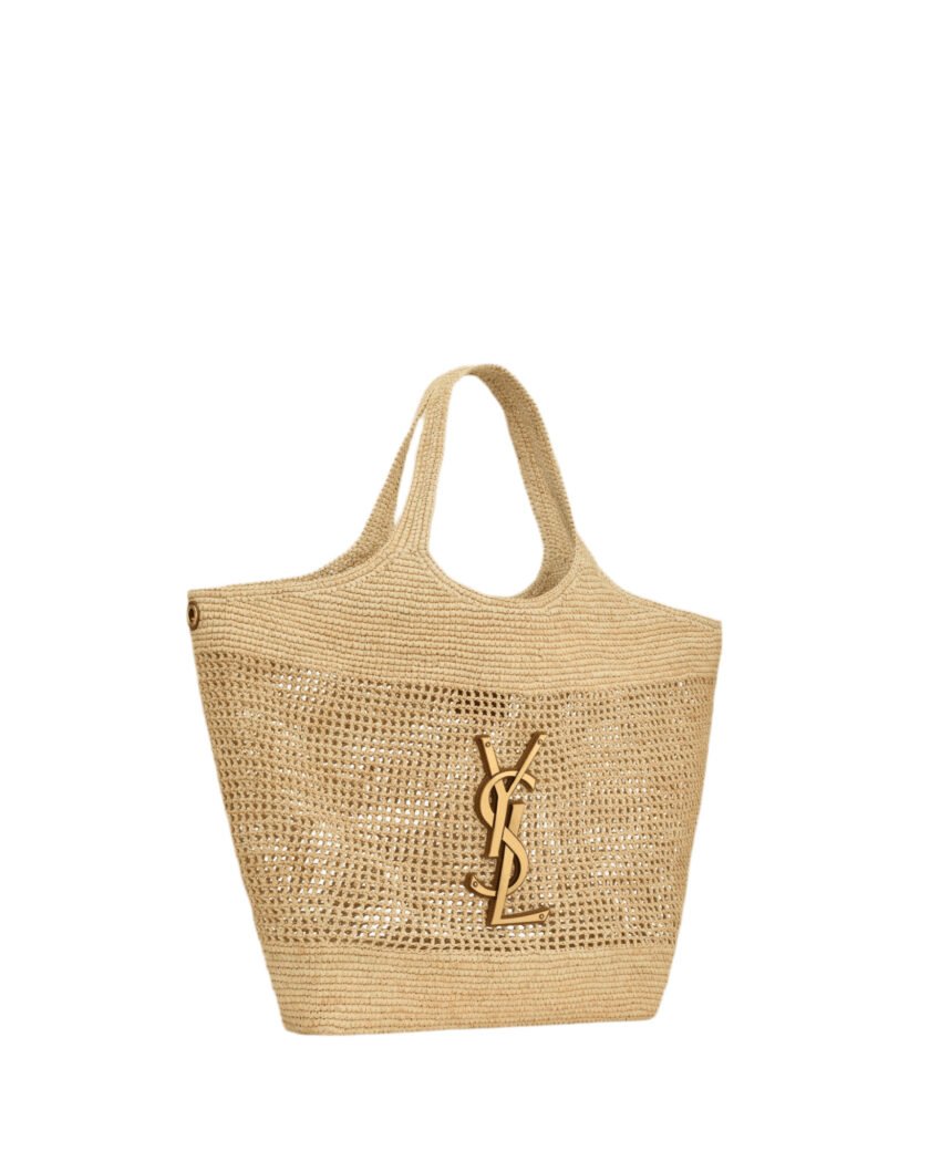 Golden Beach Bag mit kleine Tasche