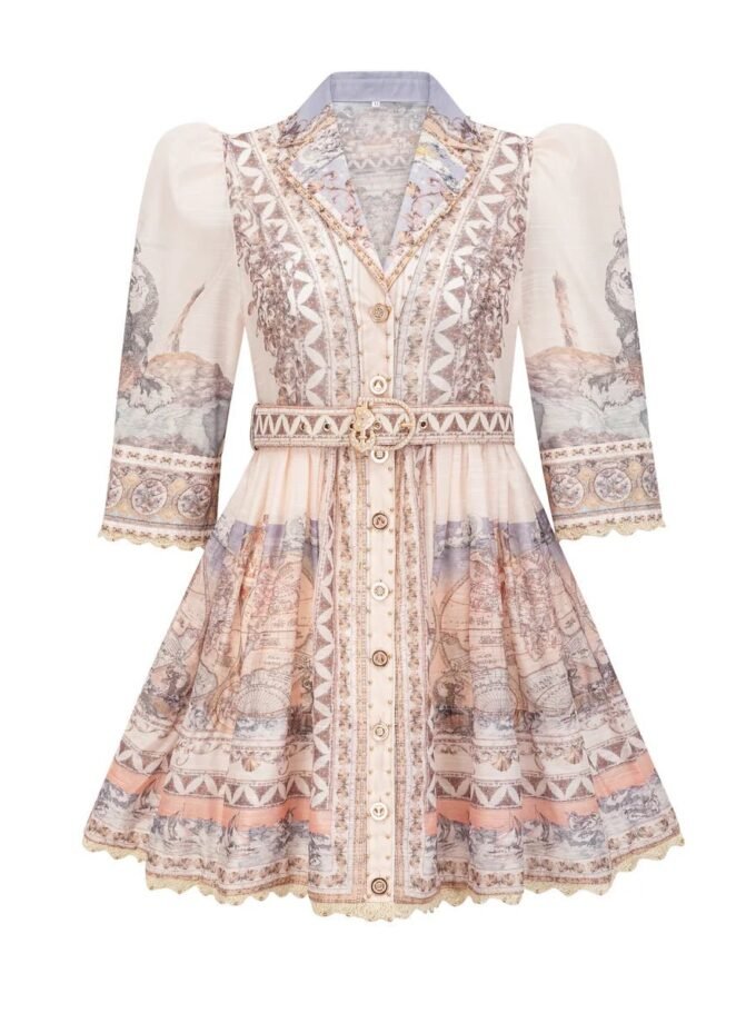 Aurora Heritage Dress – Antique Elegance