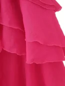 Besellics – Rüschen-Layer-Kleid mit Spaghettiträgern