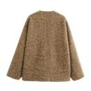 Damen Strickjacke aus Woll-Mix mit Schleifenverschluss
