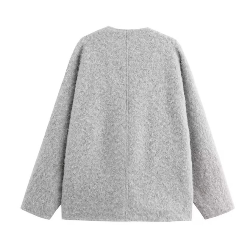 Damen Strickjacke aus Woll-Mix mit Schleifenverschluss - Image 6